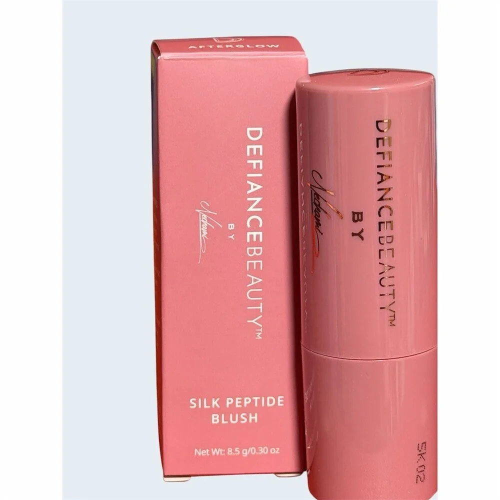 Defiance Beauty Afterglow Silk Peptide Blush Stick Cream Radiant Glow 8.5g